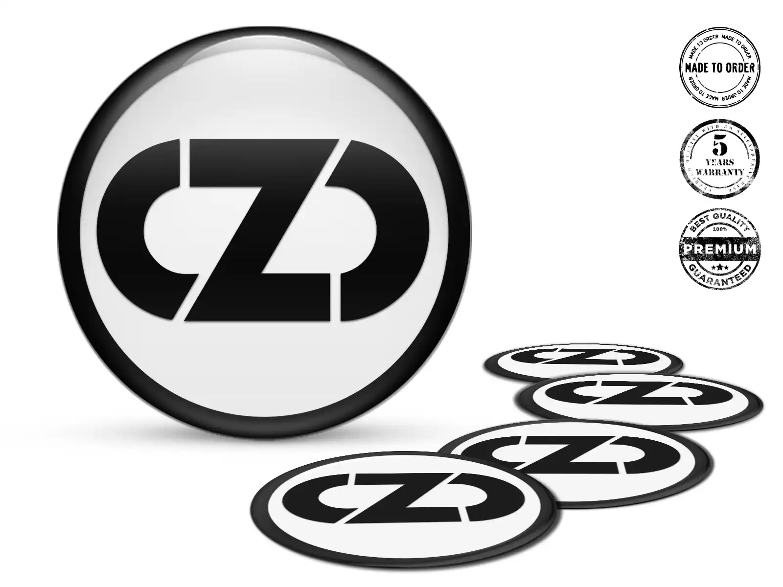 OZ Radaufkleber Logo Epoxy Dome Edition